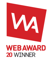 WEB AWARD 20 WINNER