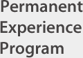Permanent Experience Program